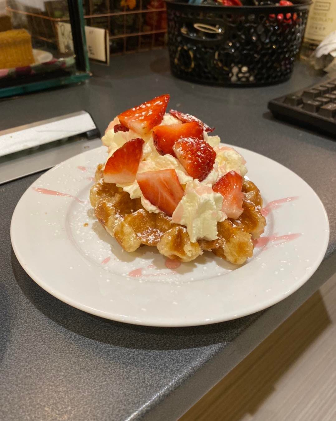 Waffles & Strawberries